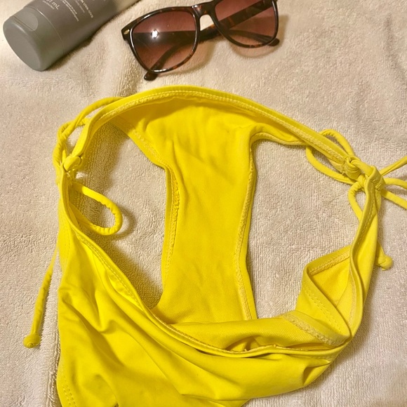 Garage Yellow Drawstring Bikini Bottom - Picture 5 of 6